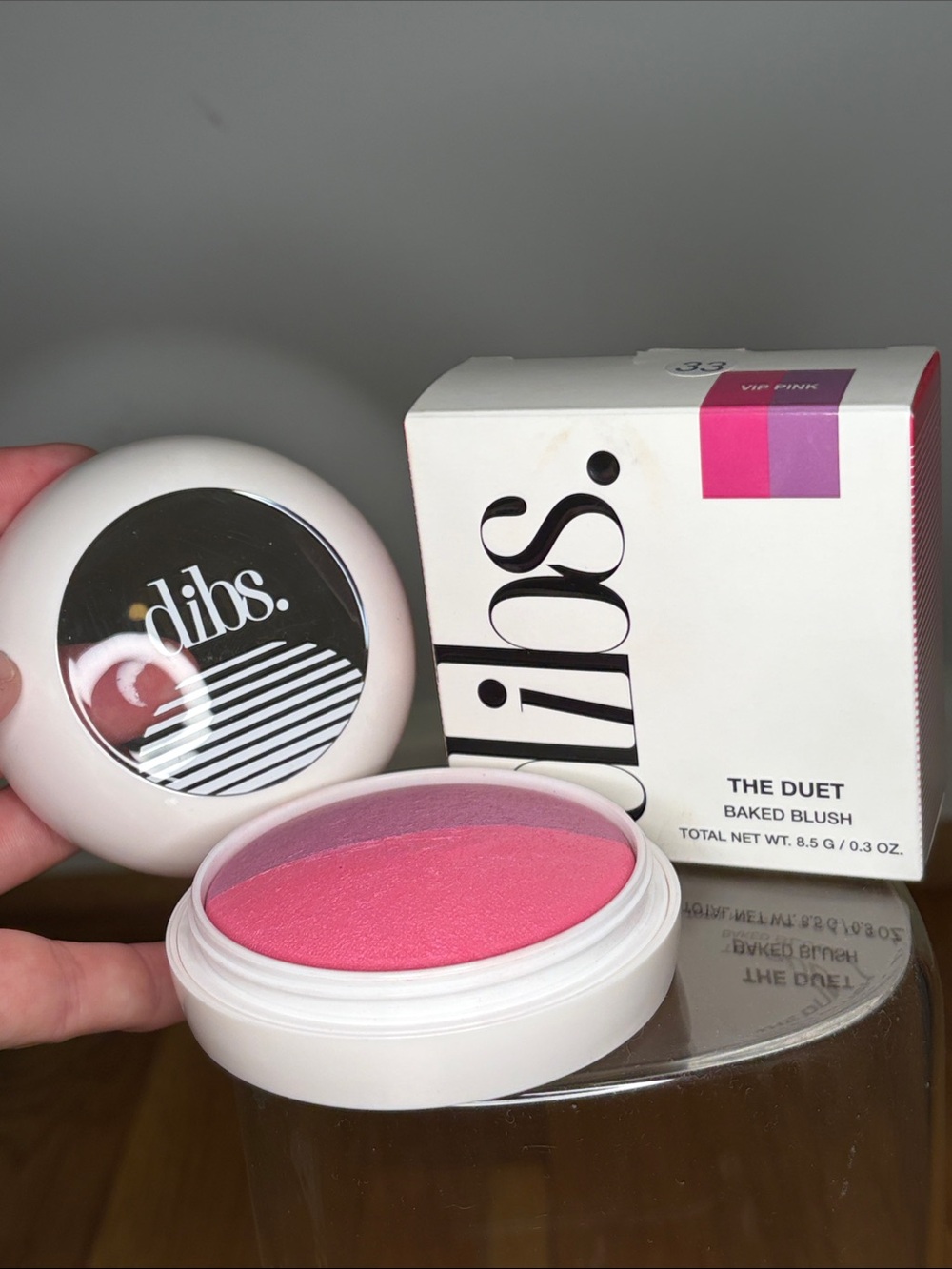 Dibs The Duet Baked Blush — VIP Pink